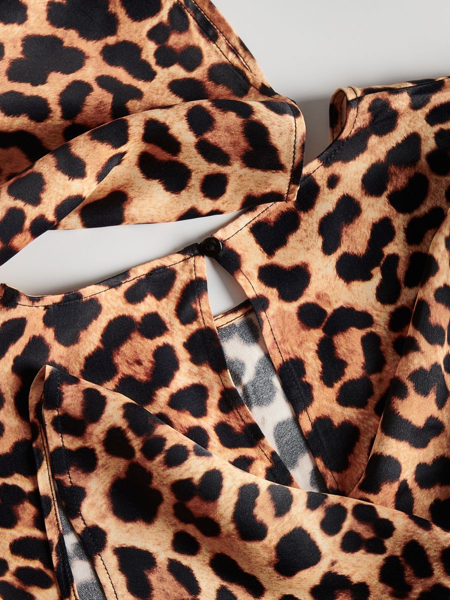 Dress with animal print - multicolor - RESERVED - 3