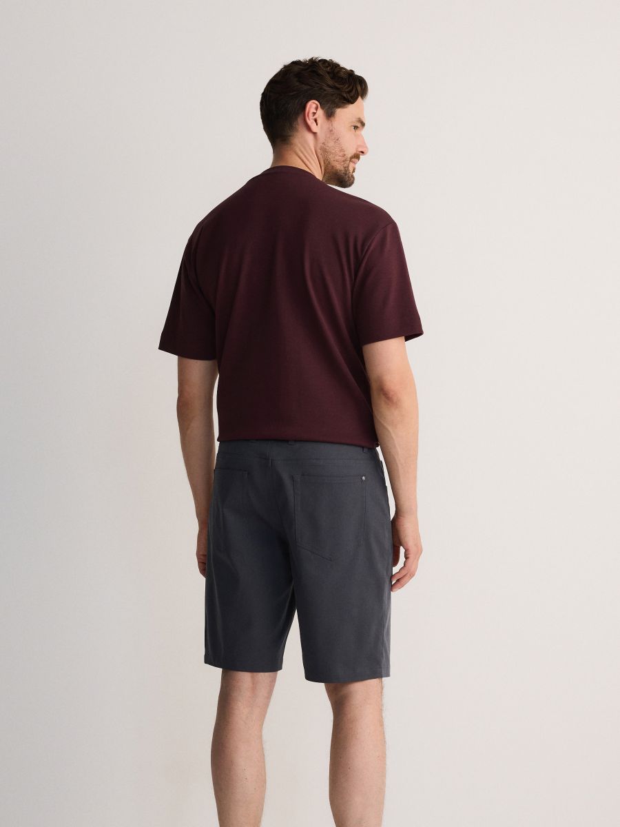 Regular shorts - steel blue - RESERVED - 4