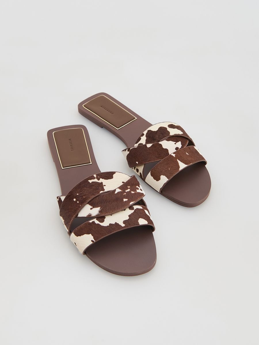 LADIES` SLIDES - multicolor - RESERVED - 3