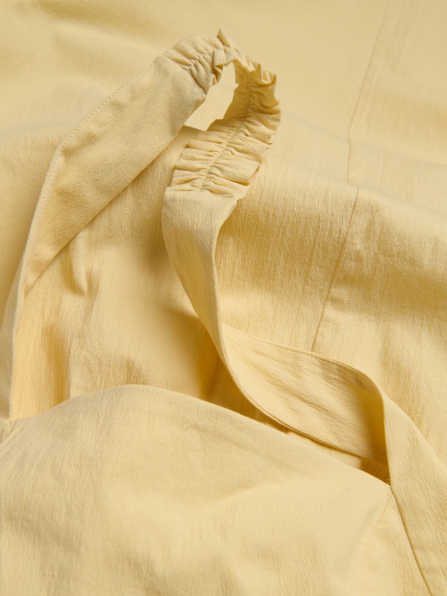 Robe midi en coton - jaune clair - RESERVED - 9