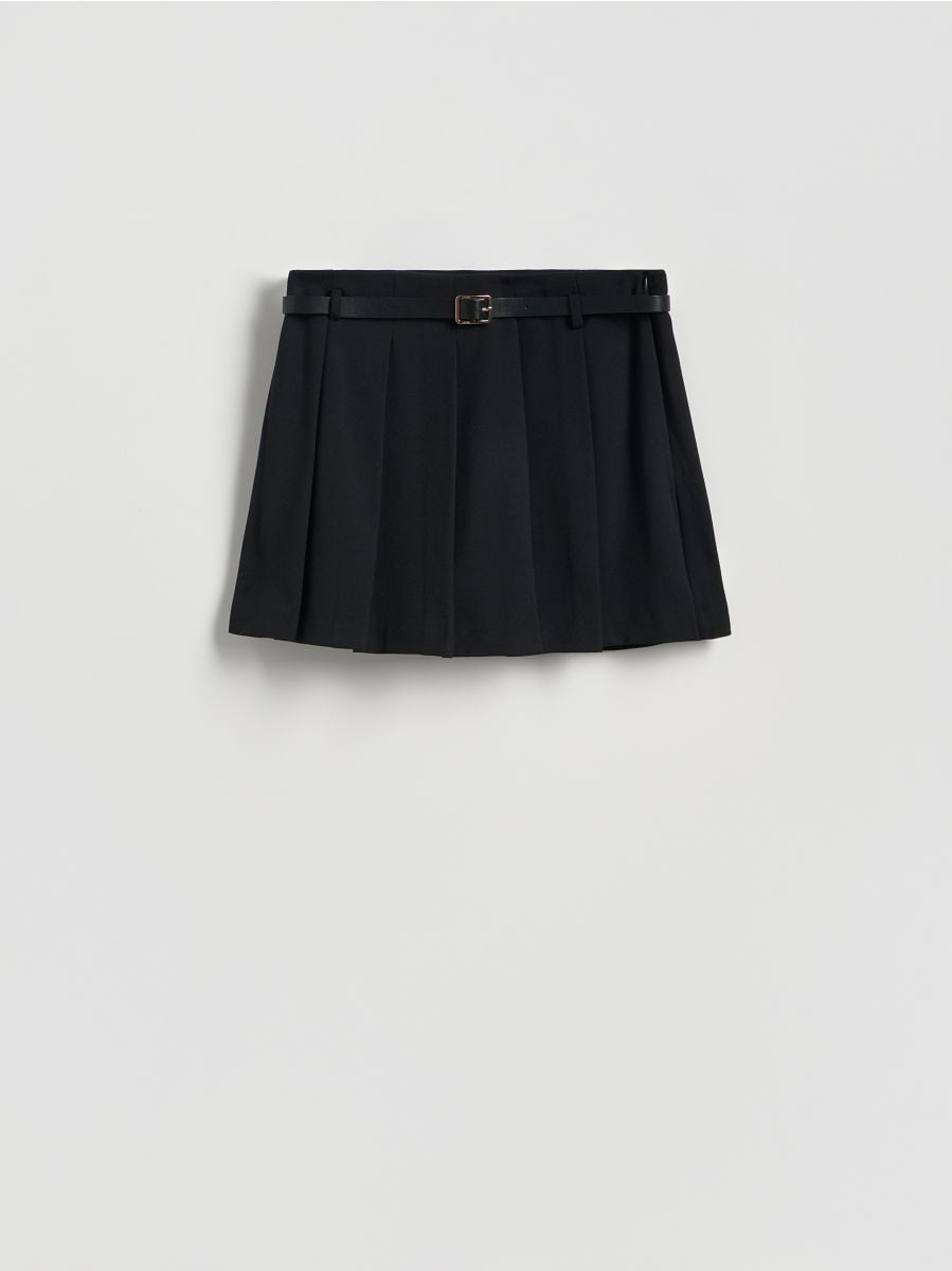 LADIES` SHORTS & BELT - černý - RESERVED