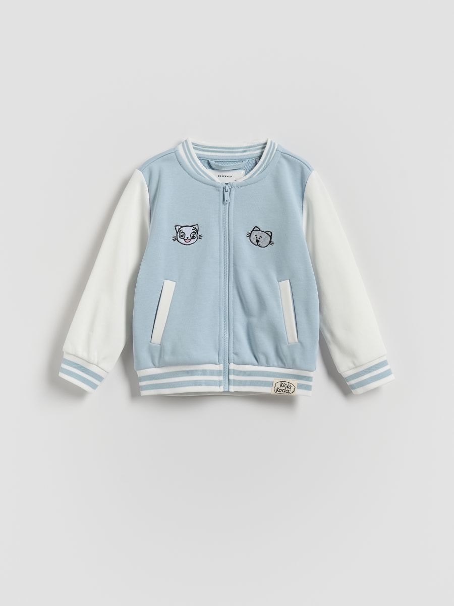 Kitty Kotty sweatshirt - pale blue - RESERVED