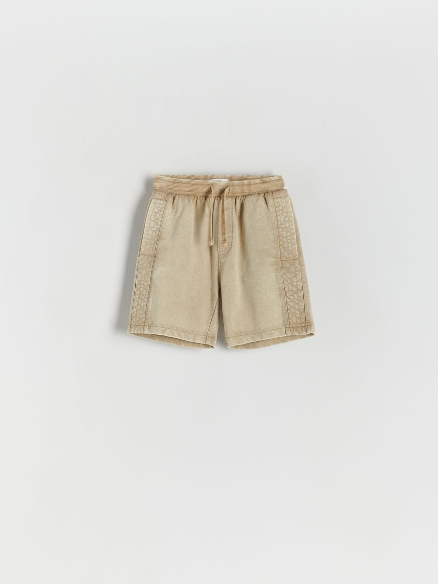 Bermuda shorts - beige - RESERVED