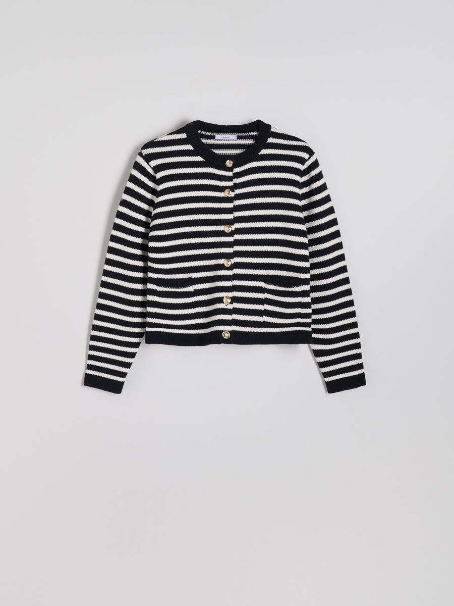 LADIES` SWEATER - multicolor - RESERVED - 4