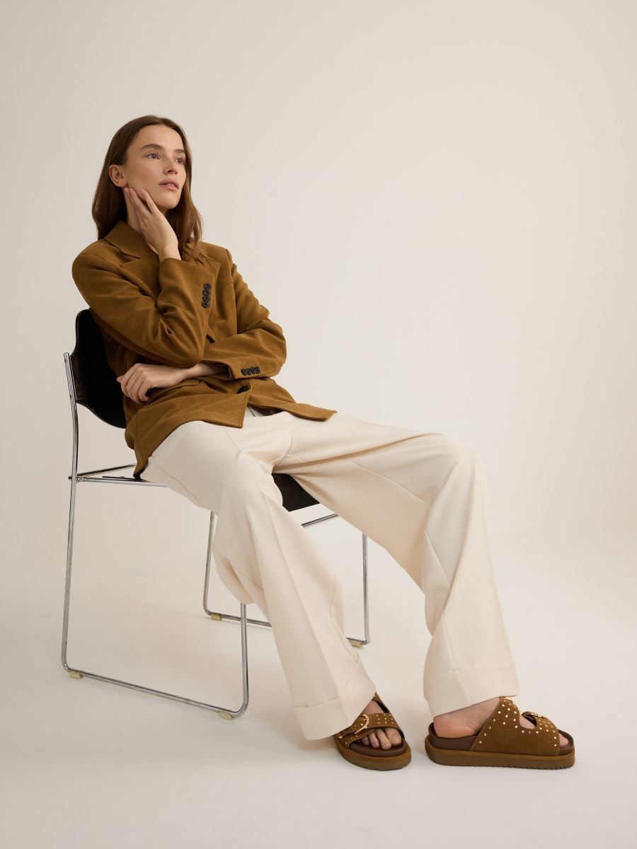 LADIES` SLIDES - braon - RESERVED