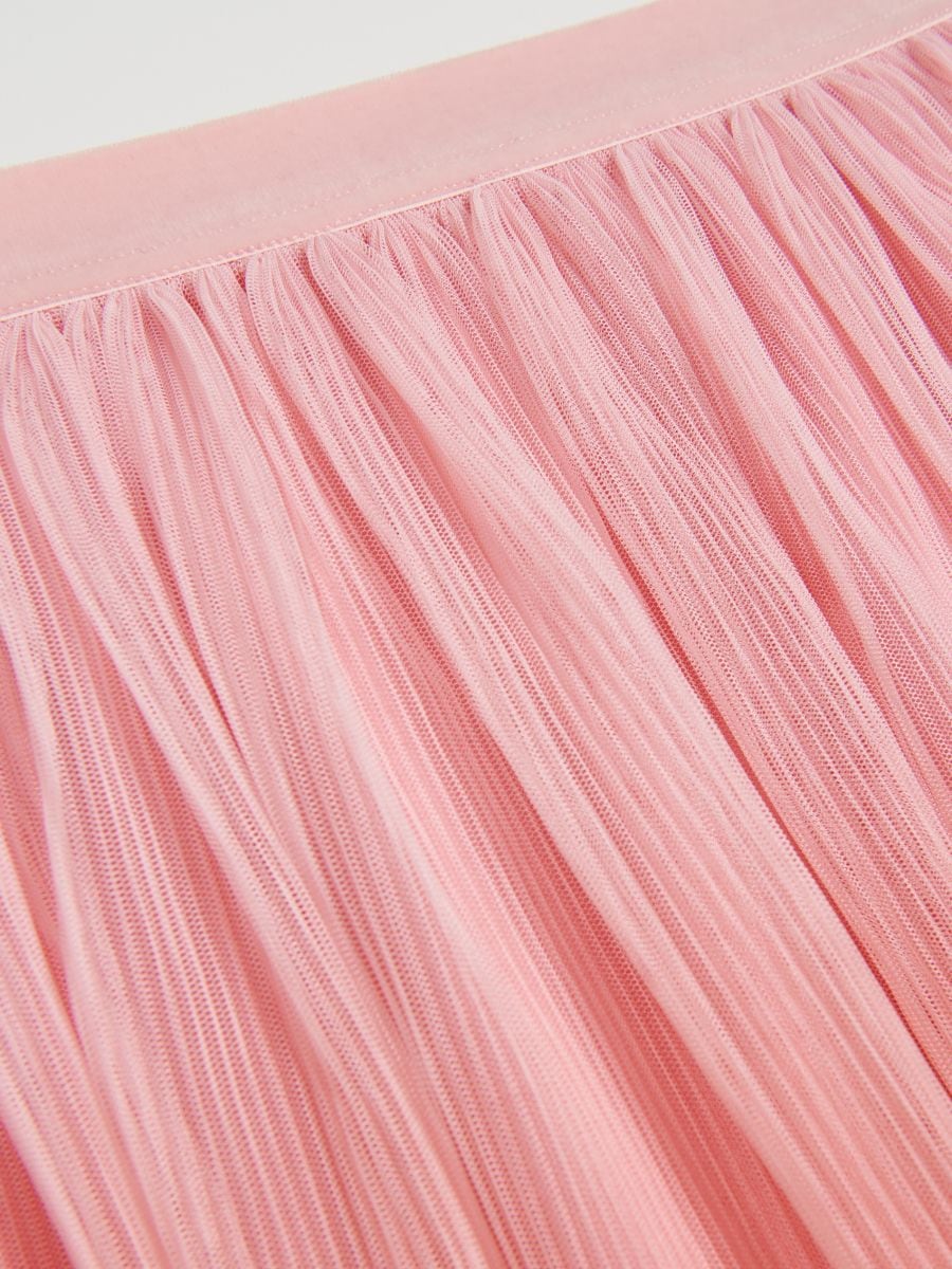 Tulle skirt with ombré effect - maroon - RESERVED - 3