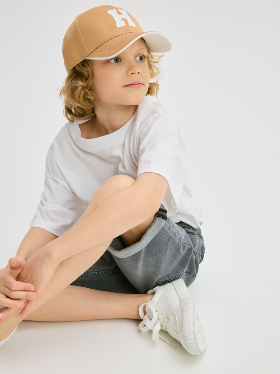 Regular denim shorts - light grey - RESERVED - 5