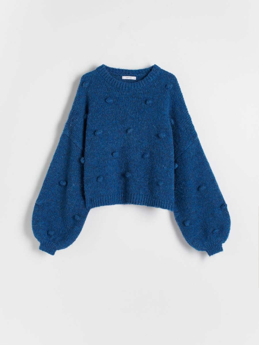 Jumper with decorative appliqué - navy - RESERVED - 4