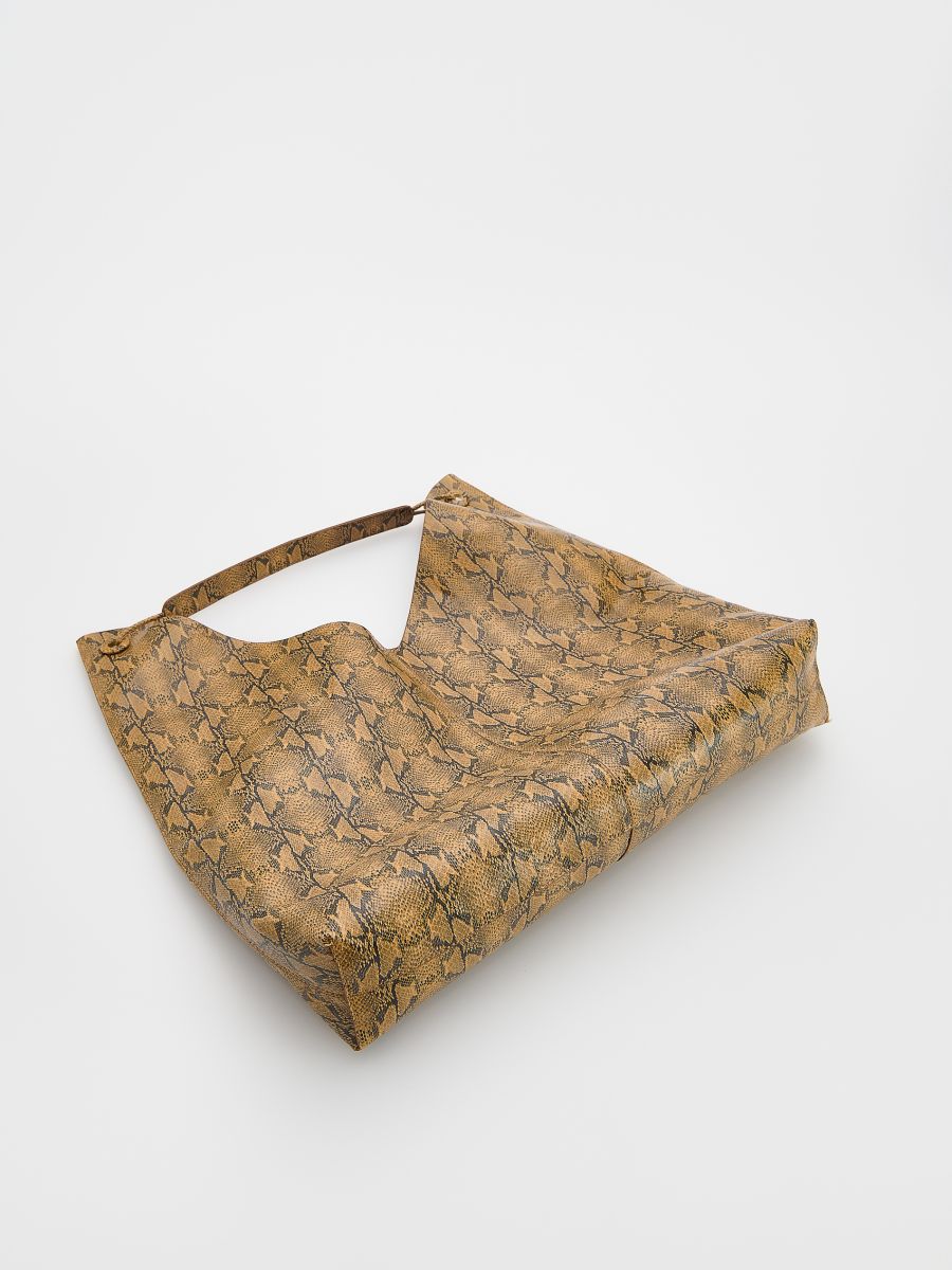 Hobo bag with animal pattern - multicolor - RESERVED - 4