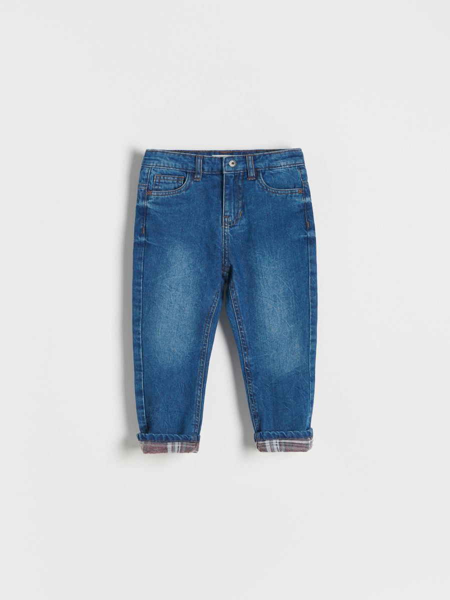 Regular jeans with lining - blue jeans - RESERVED - 5