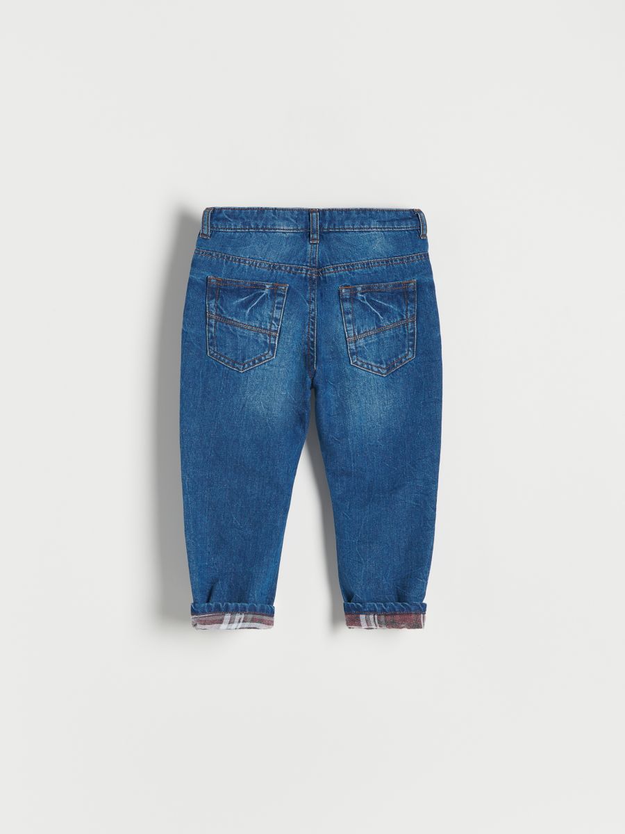 Regular jeans with lining - blue jeans - RESERVED - 6