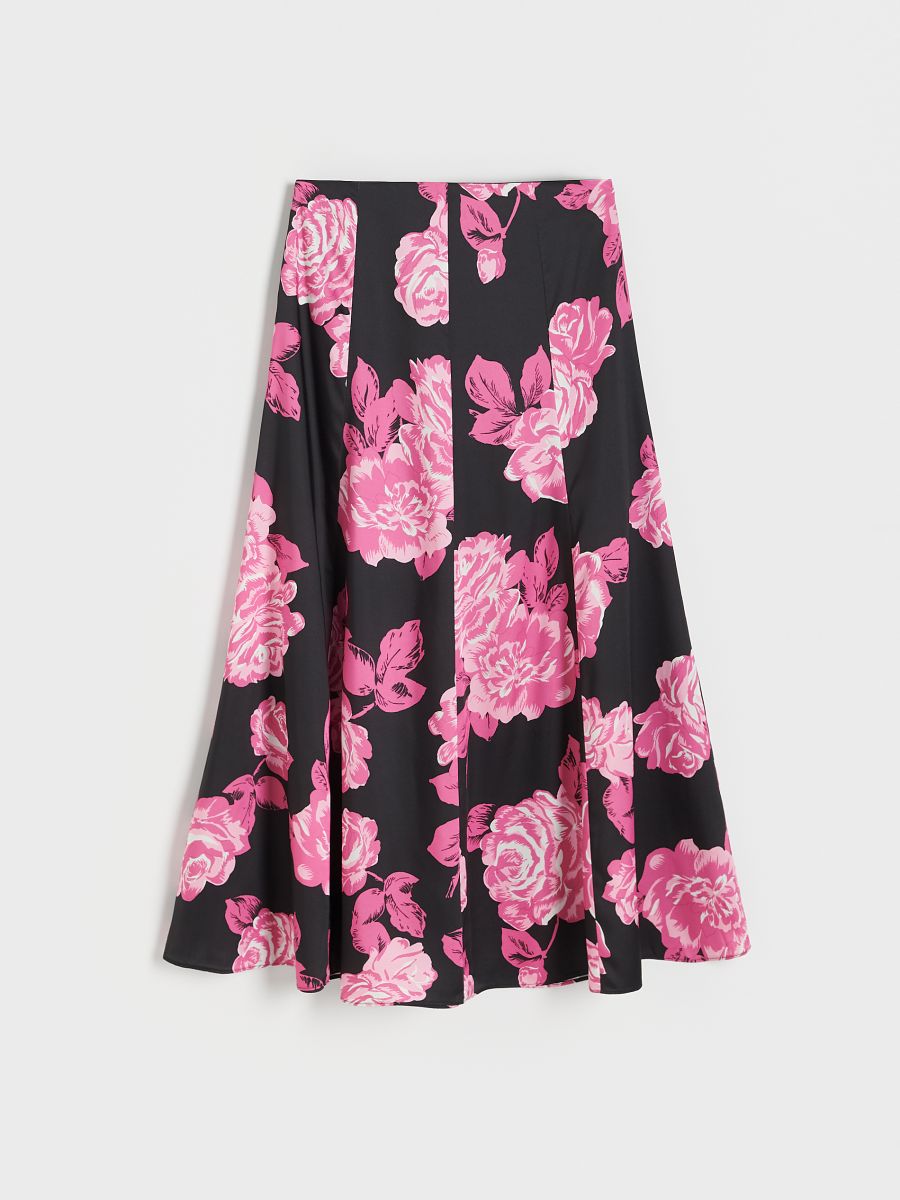 Floral print skirt - multicolor - RESERVED