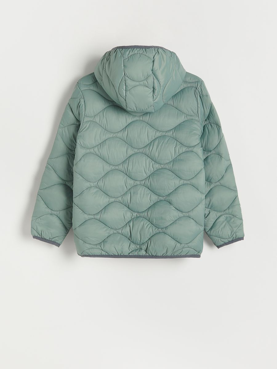 Insulated jacket with hood - teal green - RESERVED - 6