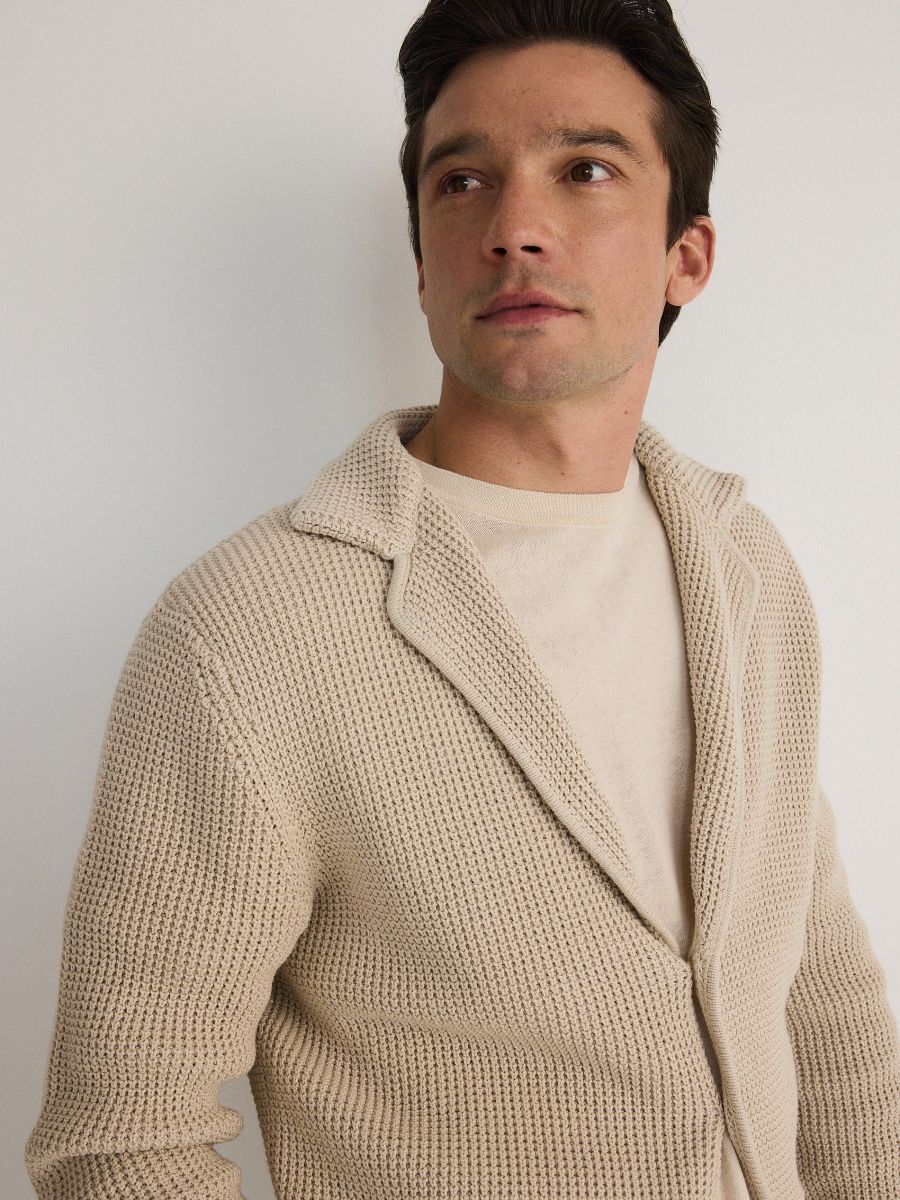 Zipped cardigan