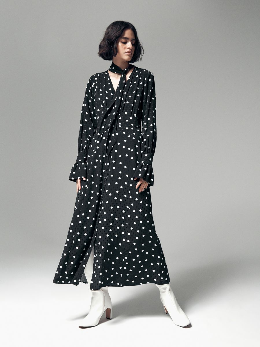 Robe en viscose - Multicolore - RESERVED - 4