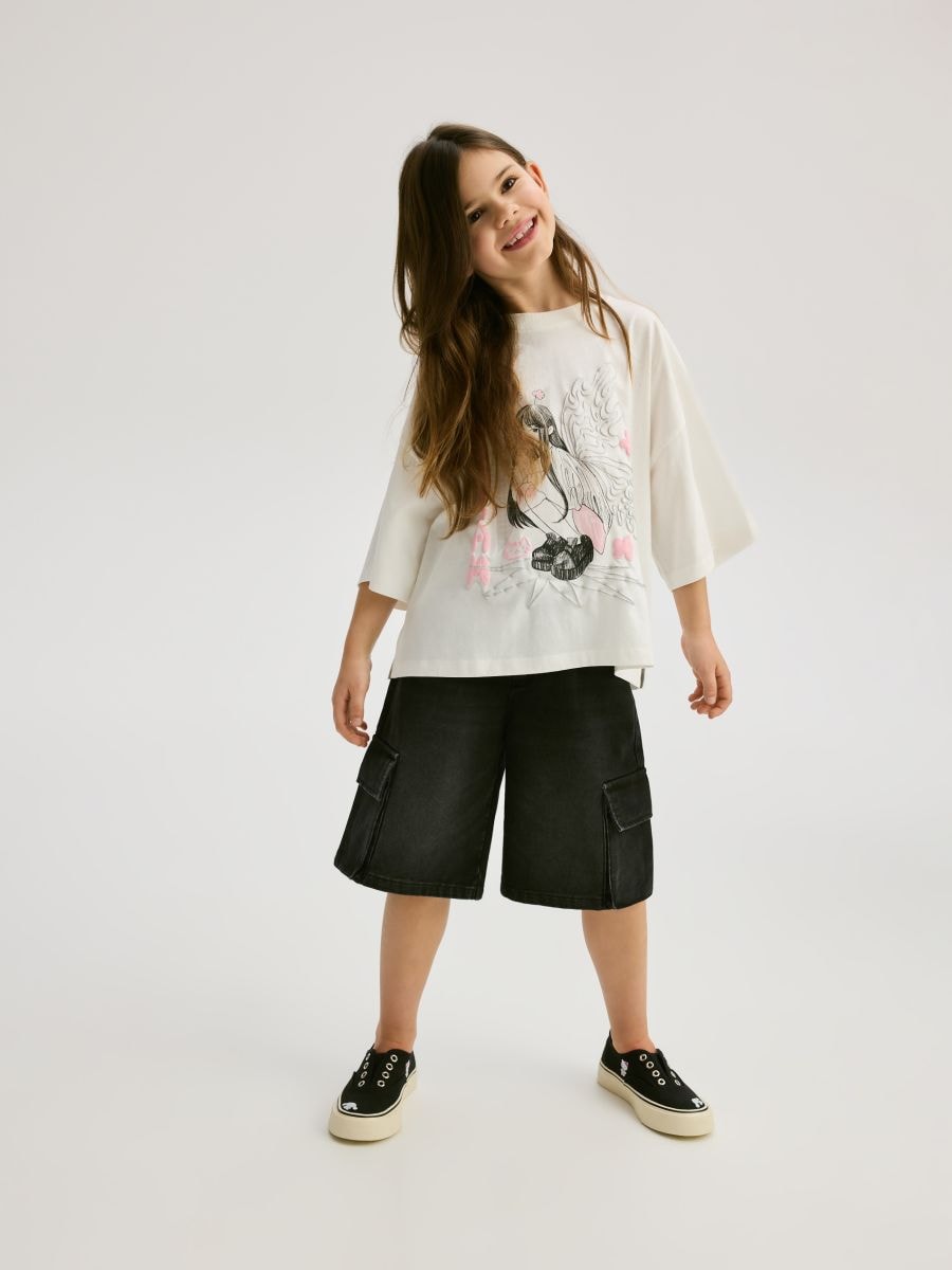 T-shirt with print - cream - RESERVED - 5