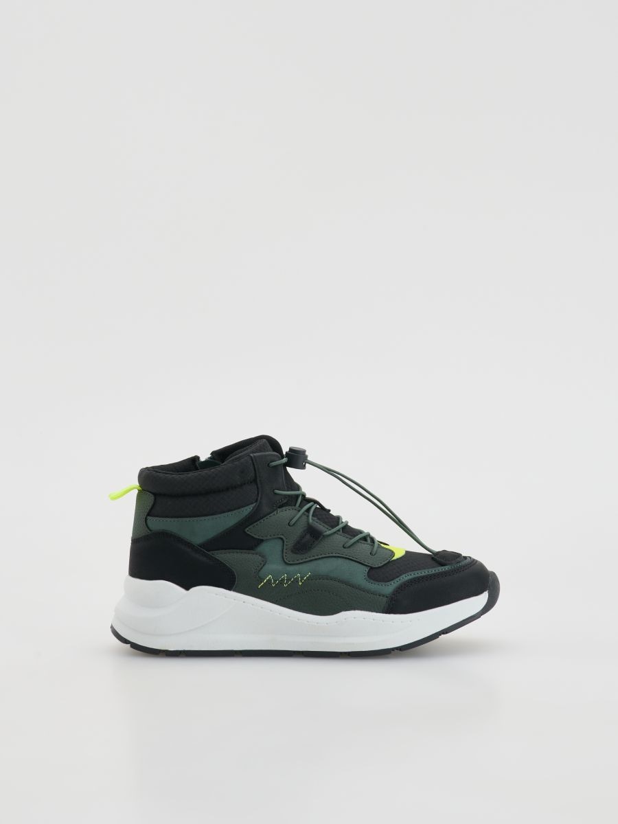 Ankle high trainers - teal green - RESERVED