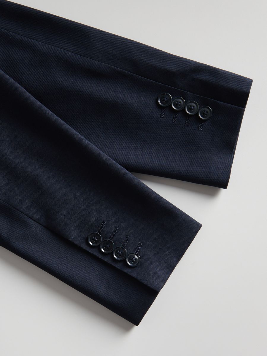 Slim fit blazer - navy - RESERVED - 5