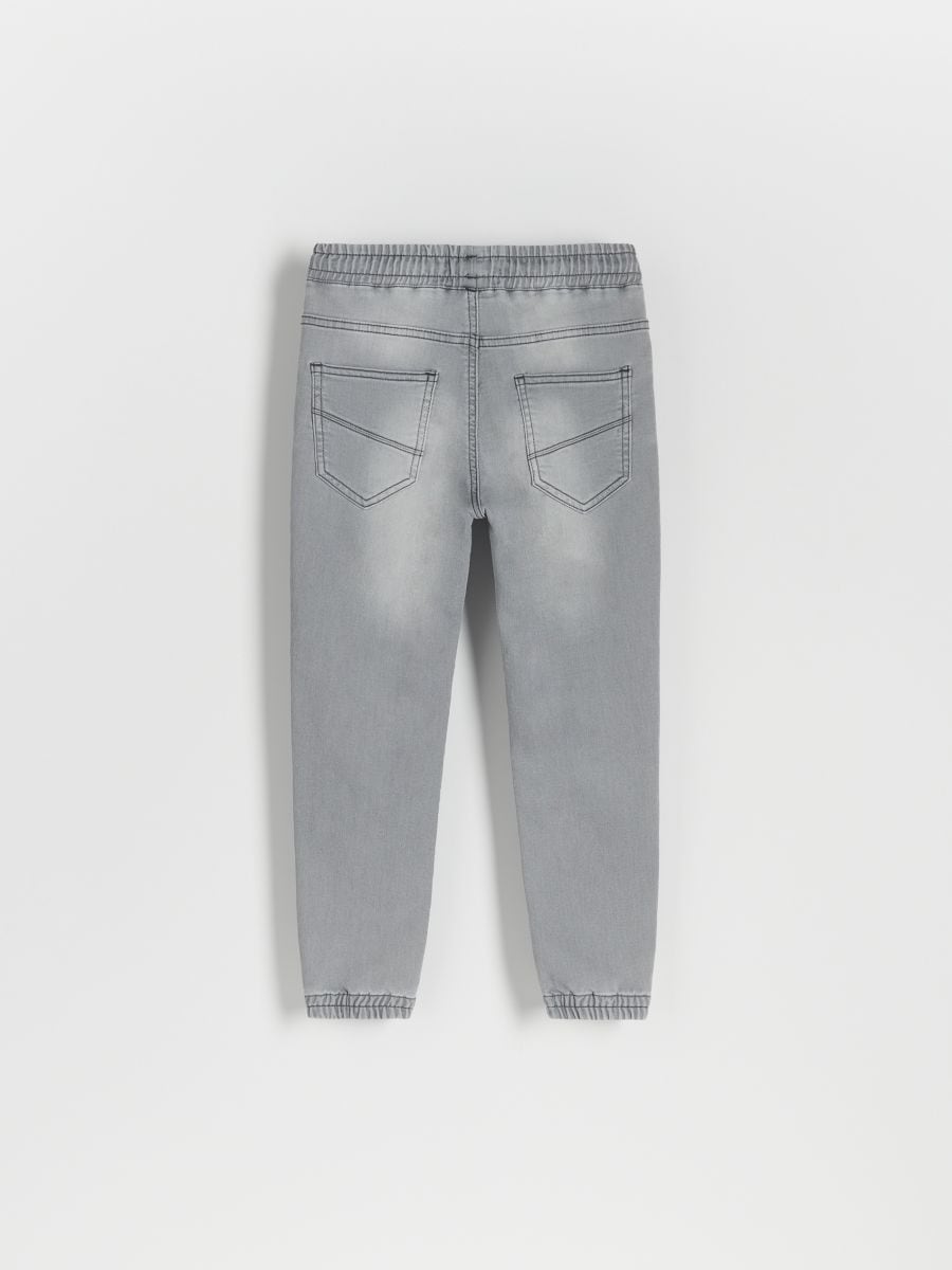 Elastic jogger jeans - light grey - RESERVED - 2