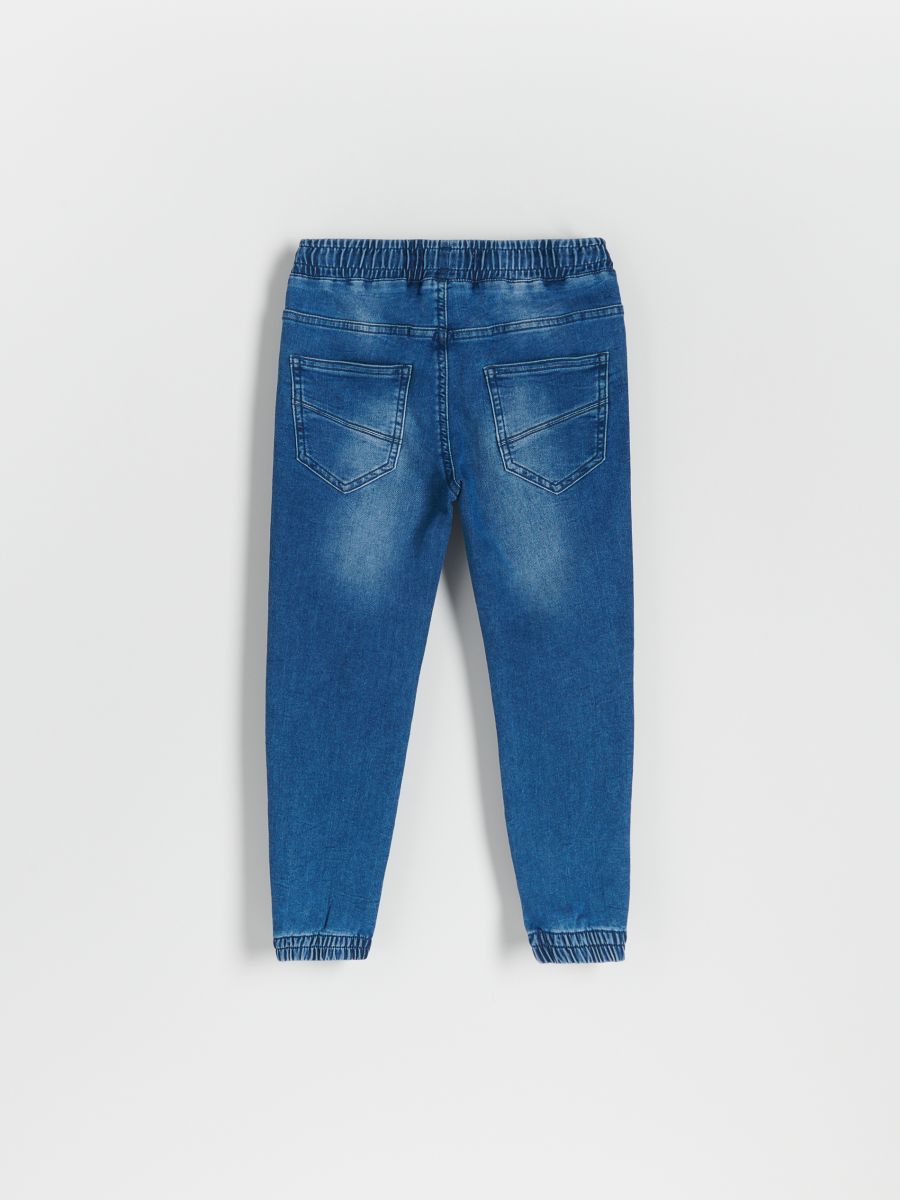 Elastické džíny jogger - modrá - RESERVED - 7