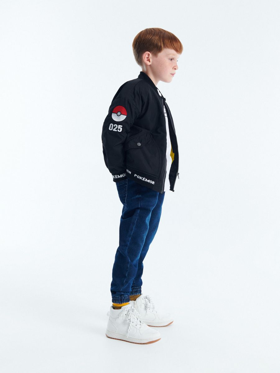 Elastic jogger jeans - navy - RESERVED - 4