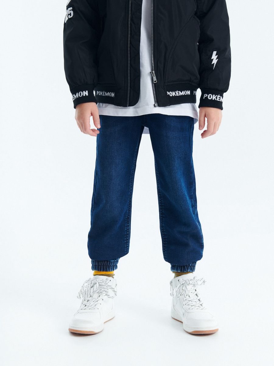 Elastic jogger jeans - navy - RESERVED - 6