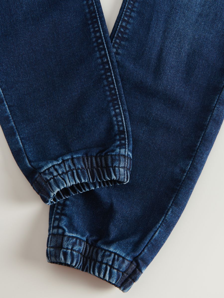 Elastic jogger jeans - navy - RESERVED - 9