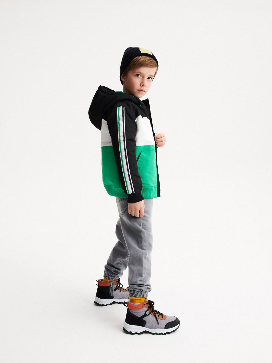 Insulated jacket with hood - fresh green - RESERVED - 3