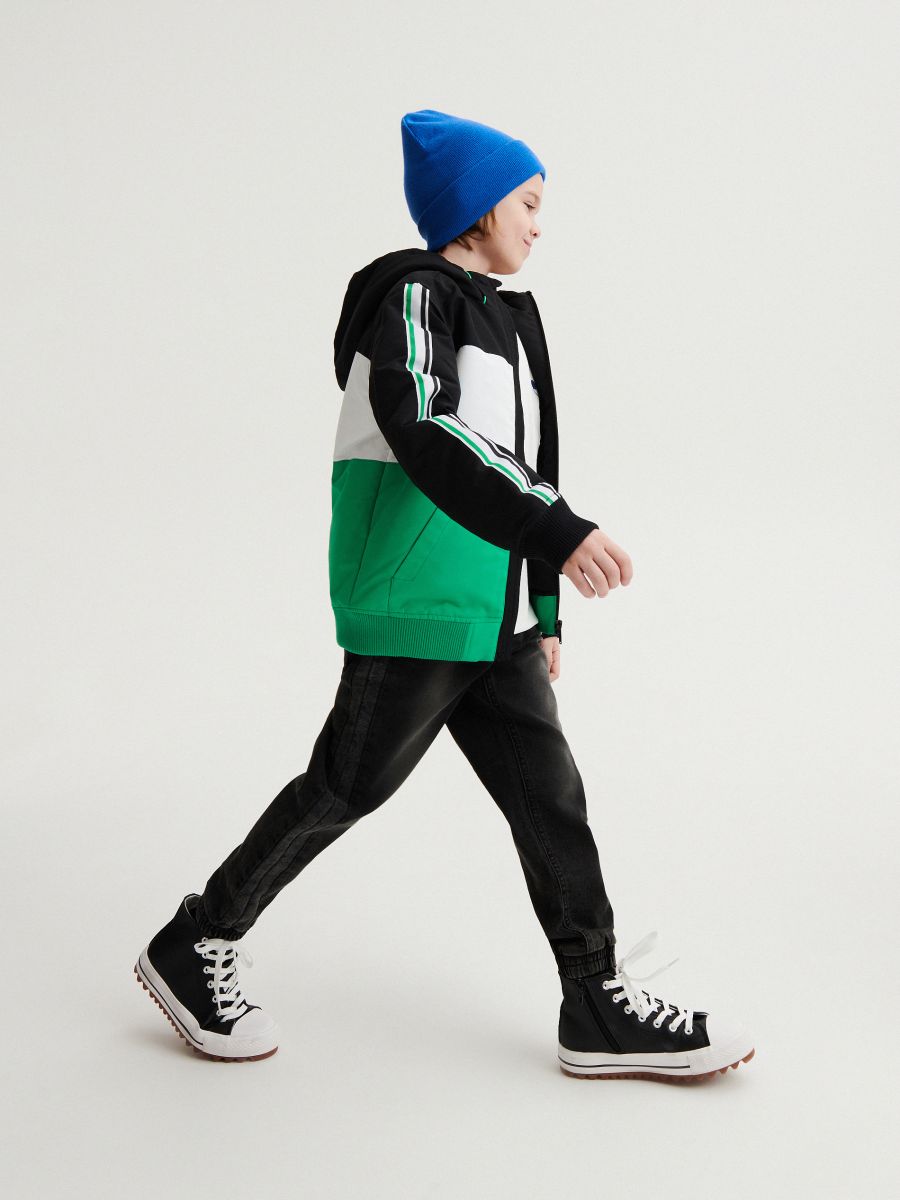 Insulated jacket with hood - fresh green - RESERVED - 10