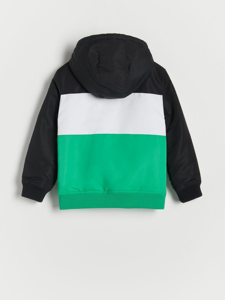 Insulated jacket with hood - fresh green - RESERVED - 5