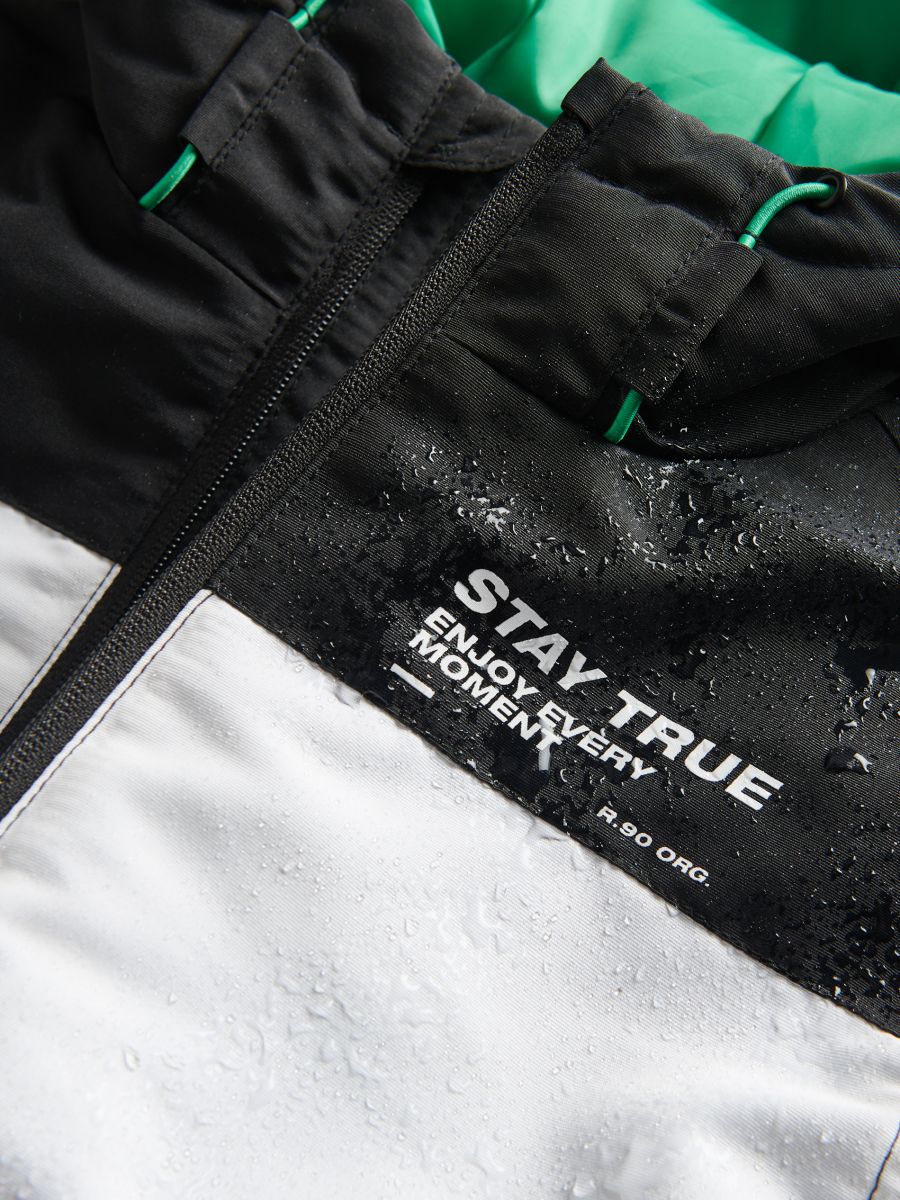 Insulated jacket with hood - fresh green - RESERVED - 7