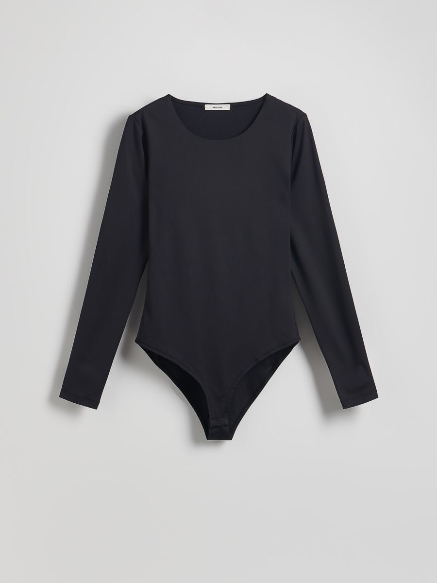 Plain long sleeve body - black - RESERVED - 5