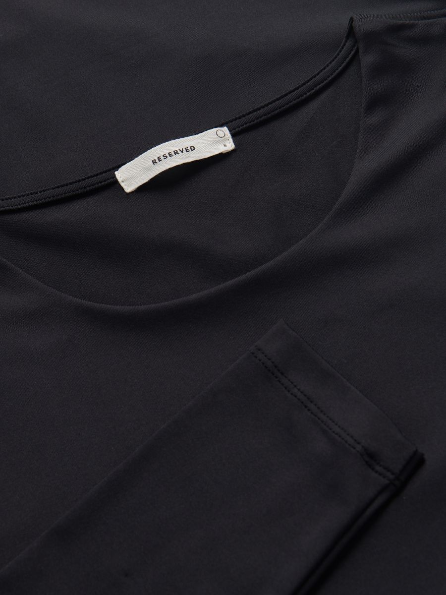 Plain long sleeve body - black - RESERVED - 6