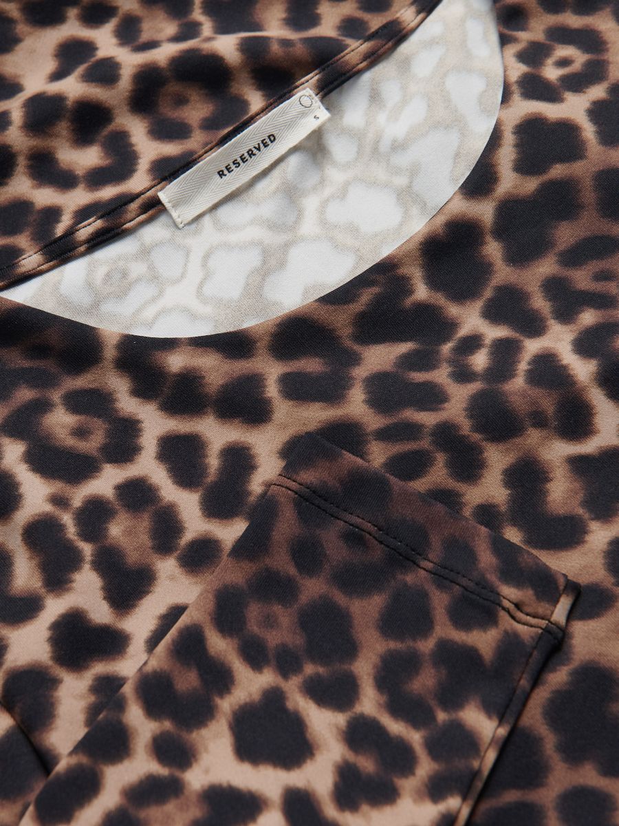 Animal print bodysuit - multicolor - RESERVED - 7