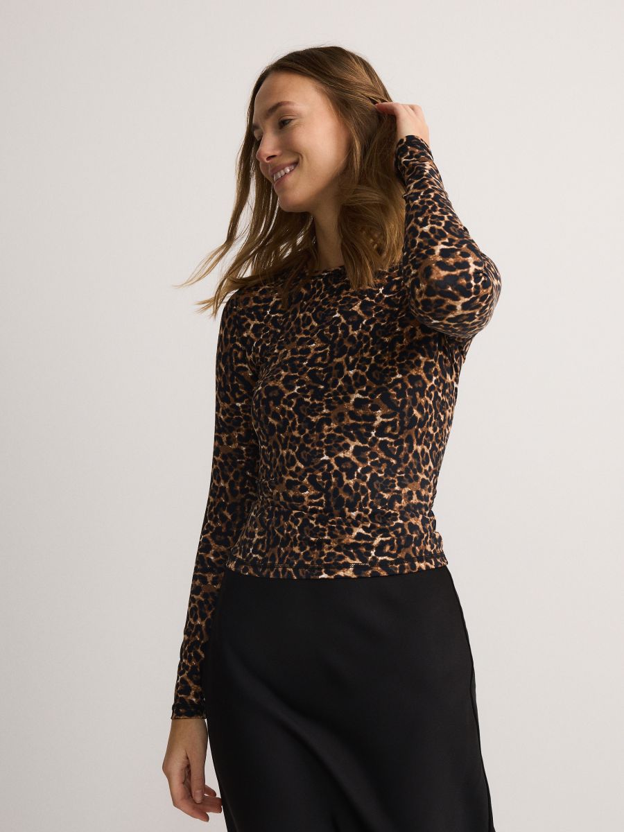Animal pattern longsleeve - multicolor - RESERVED - 4