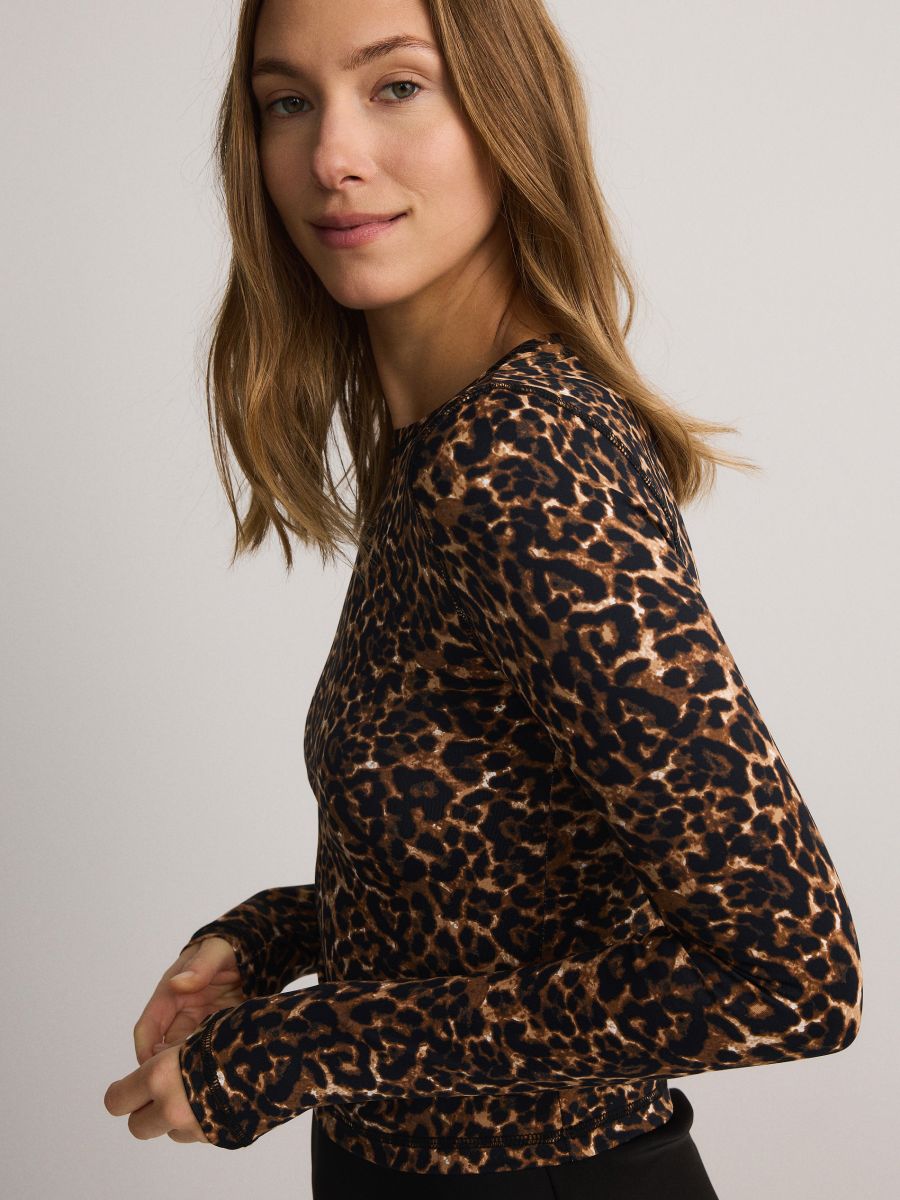 Animal pattern longsleeve - multicolor - RESERVED - 2