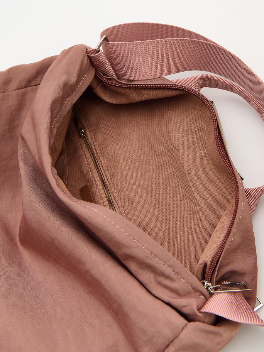 Backpack with handle - dusty rose - RESERVED - 4