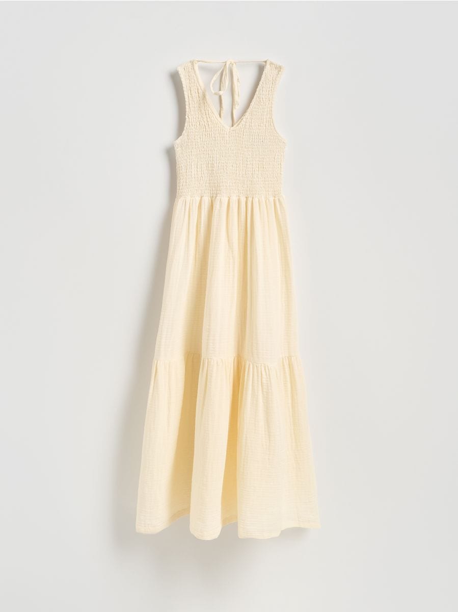 LADIES` DRESS - telová - RESERVED