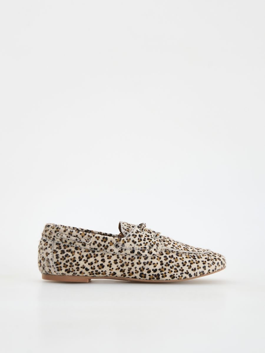 LADIES` LOAFER SHOES - multicolor - RESERVED - 2