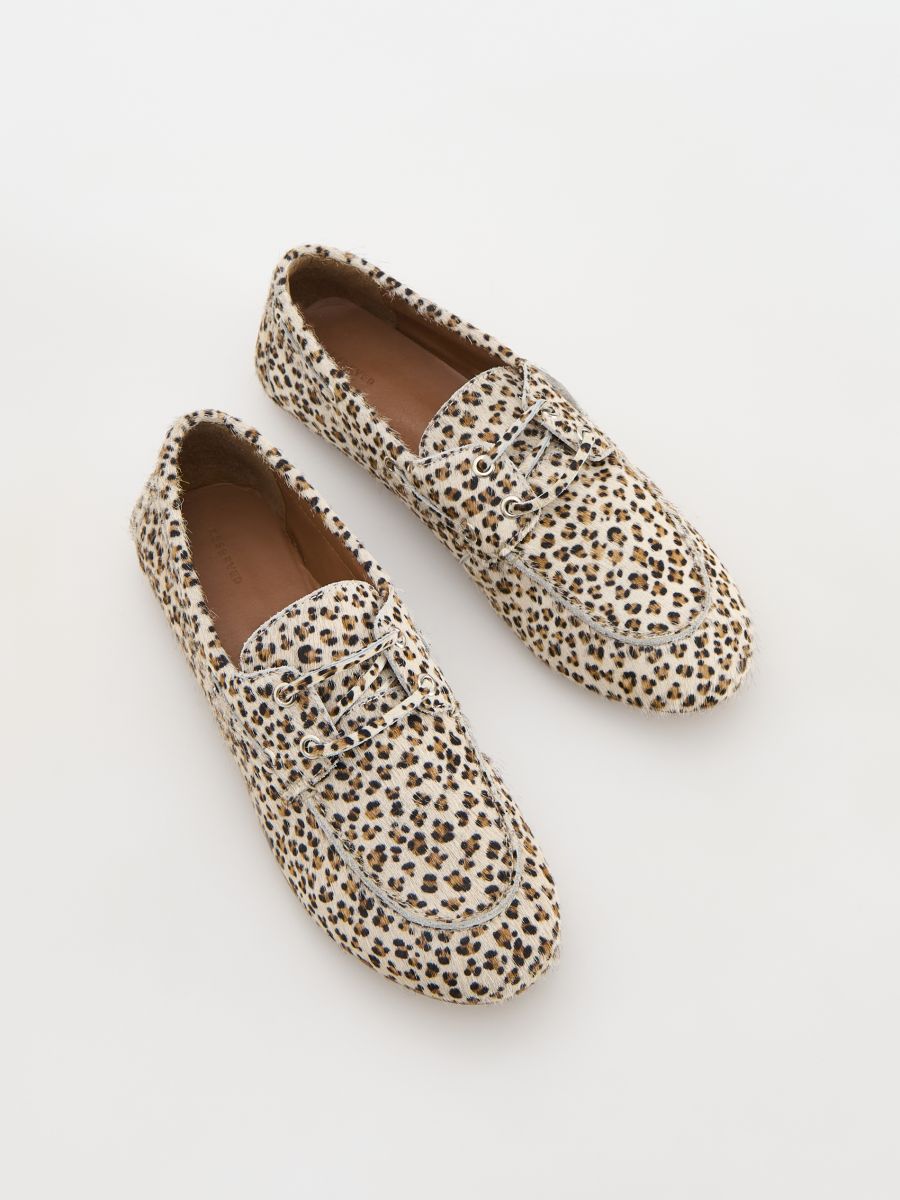 LADIES` LOAFER SHOES - multicolor - RESERVED - 3