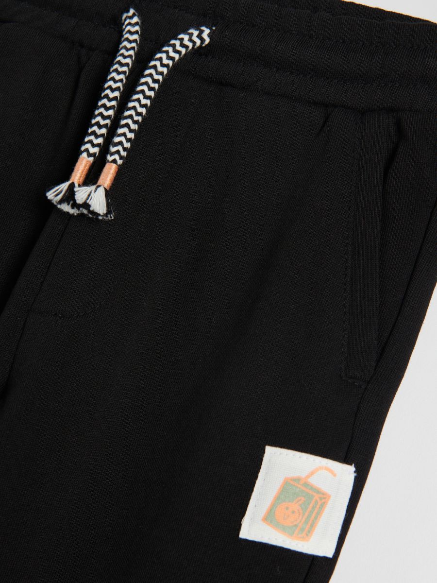 Sweatpants with patch - black - RESERVED - 5