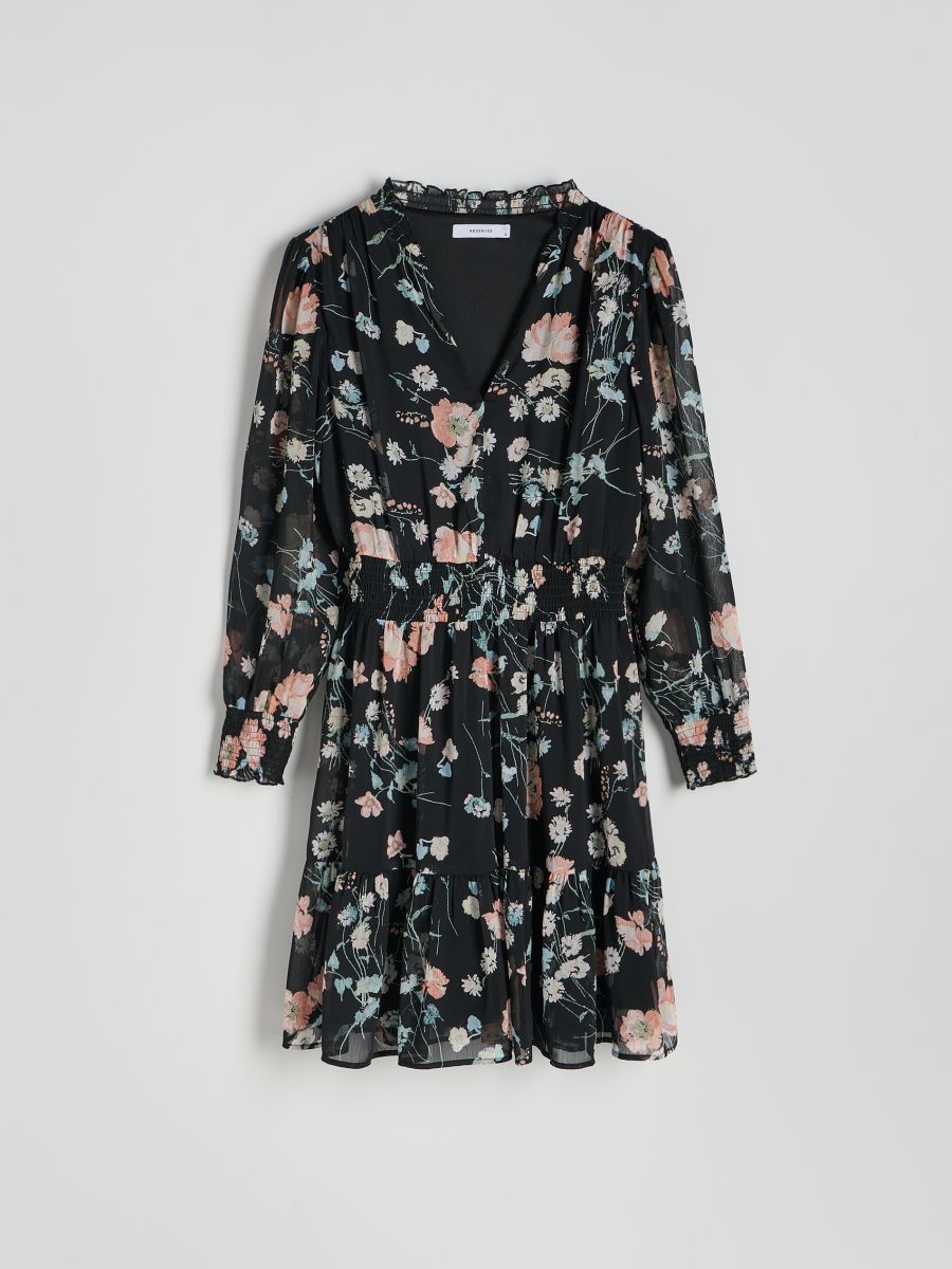 Mini-robe à motif - Multicolore - RESERVED - 4
