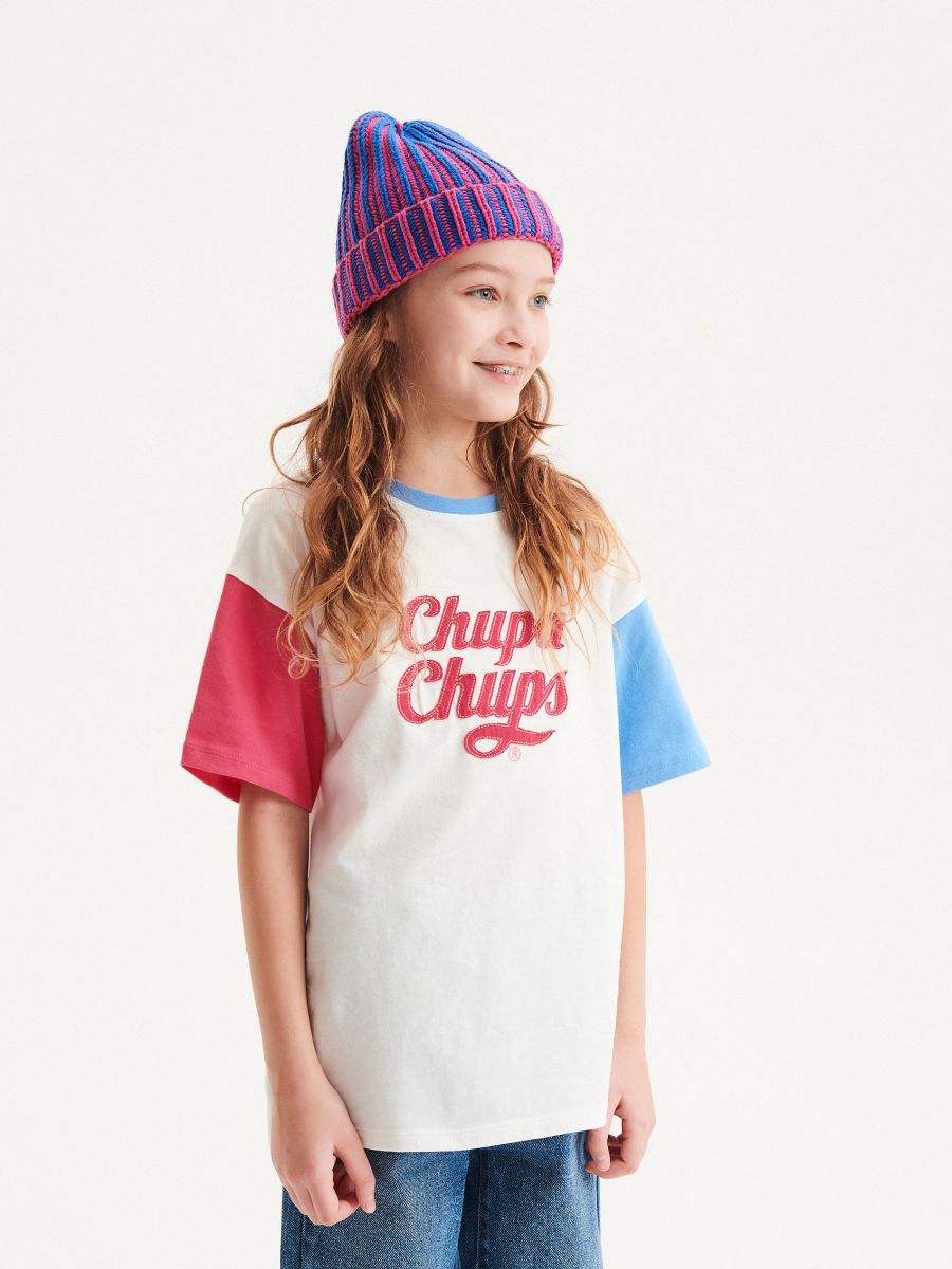 Chupa Chups T-shirt with print - cream - RESERVED - 4