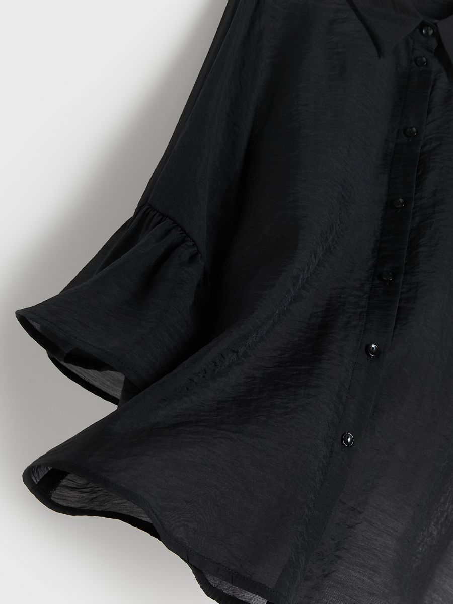 Top with frills - black - RESERVED - 5