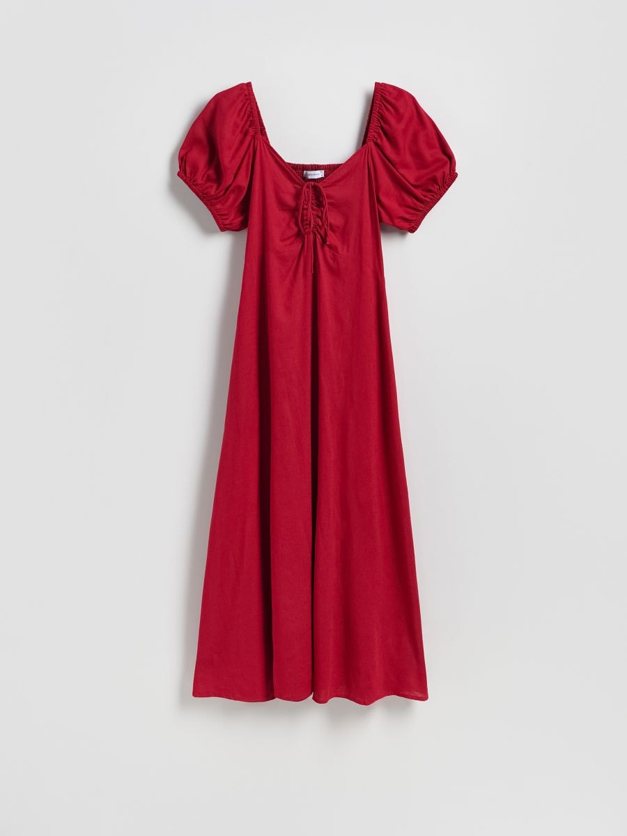 LADIES` DRESS - červená - RESERVED