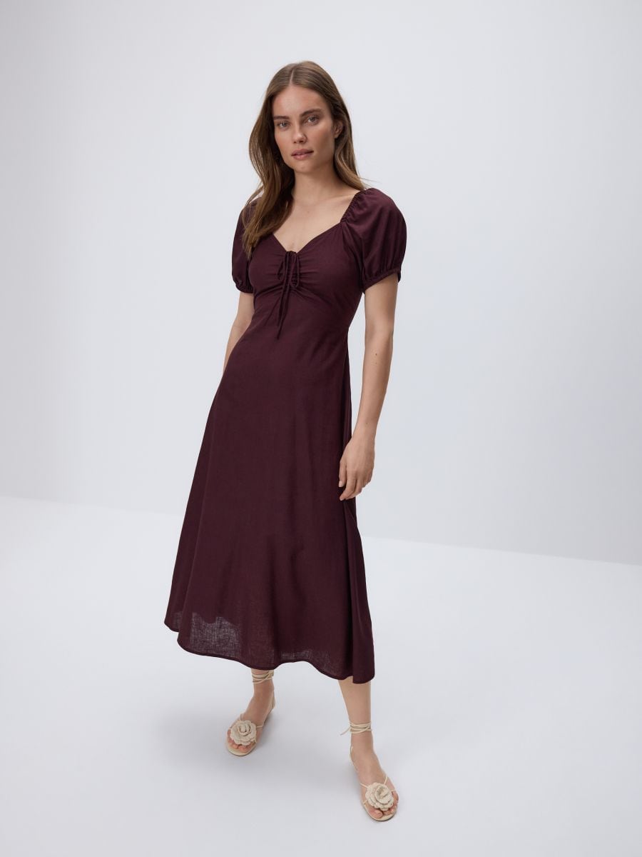 LADIES` DRESS - BRUN - RESERVED