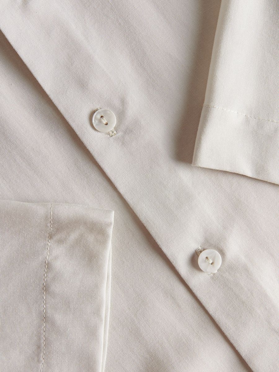 Camicia comfort fit in lyocell - beige - RESERVED - 6