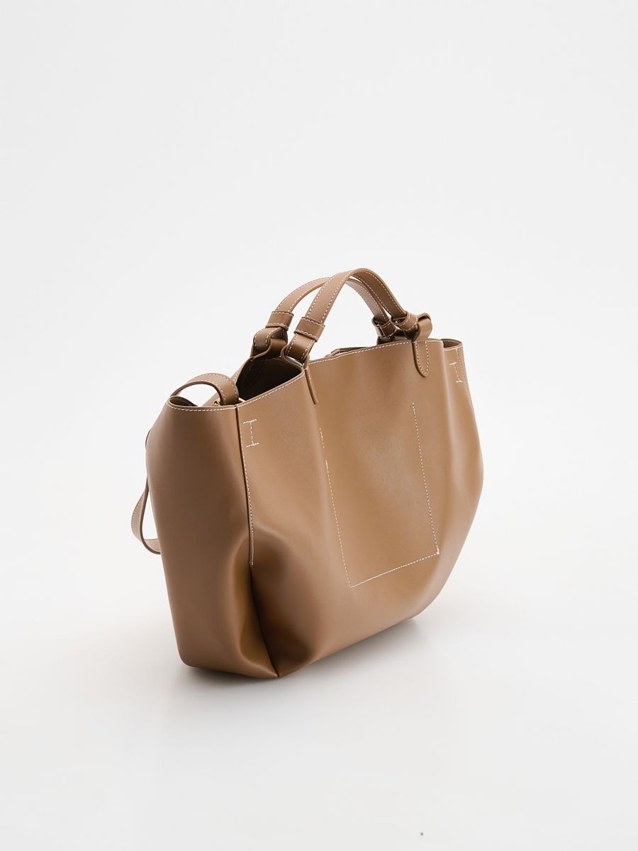 Torebka shopper - brązowy - RESERVED - 2