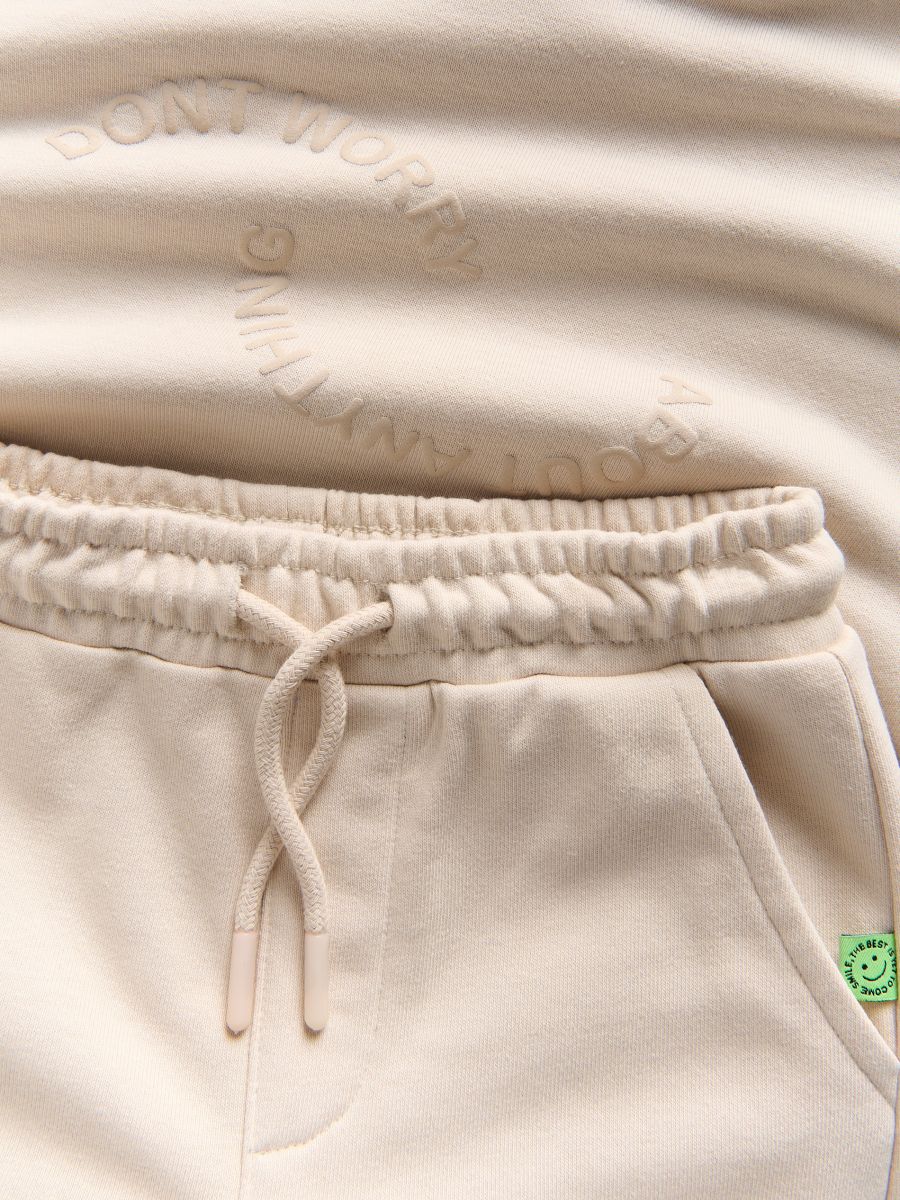 Ensemble en coton majoritaire - Beige - RESERVED - 3