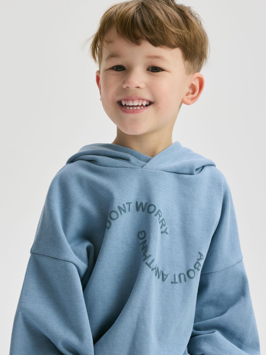 Ensemble en coton majoritaire - Bleu - RESERVED - 5